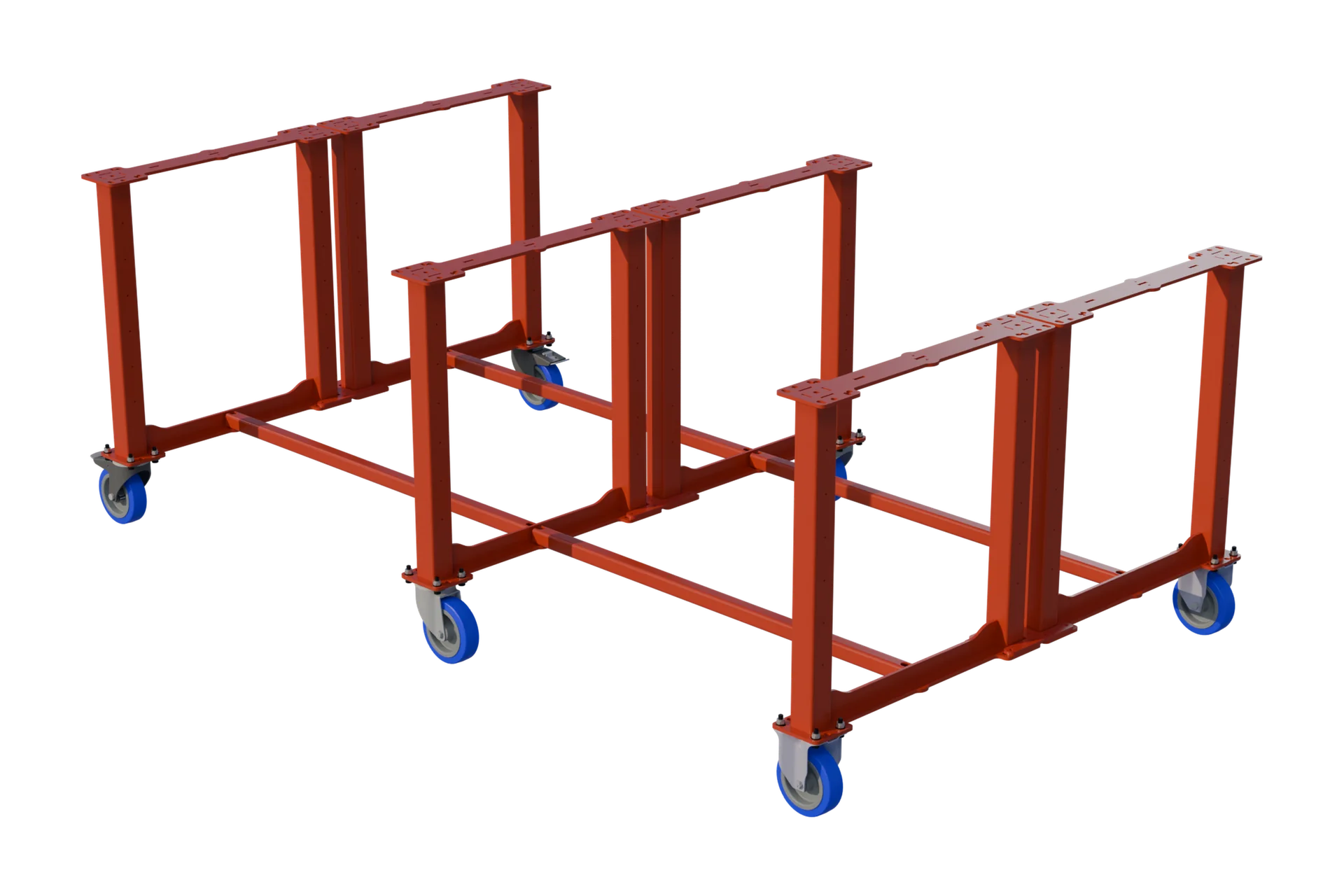 Piètement EKI 210 compatible servantes — Base table de soudure 2100×1200 mm