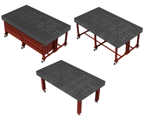 Table de soudure professionnelle EKI 210 — 2100×1200×150 mm