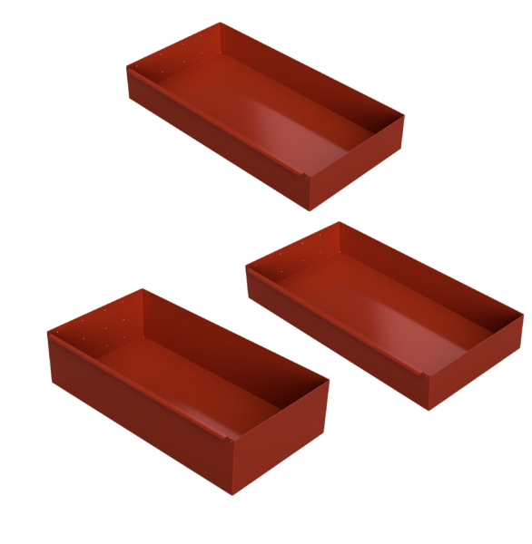 Différents tiroirs pour tables de doudure EKI