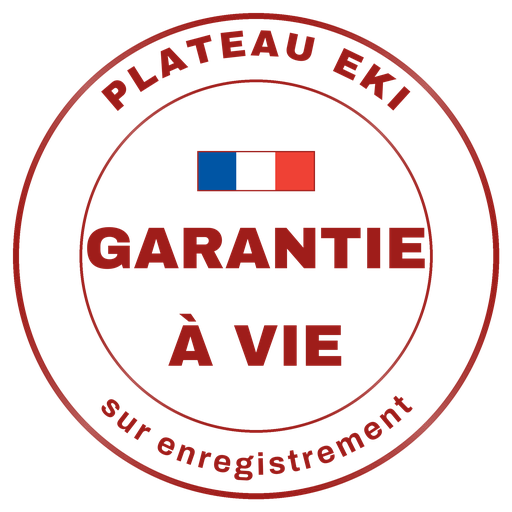 Plateau EKI — Garantie à vie sur enregistrement